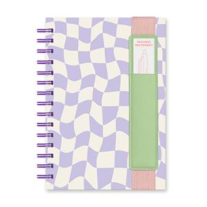 Image of OLIVER NOTEBOOK WITH PEN POCKET - mirageofthoughts (SKU: 168870535000122) Image of OLIVER NOTEBOOK WITH PEN POCKET - mirageofthoughts